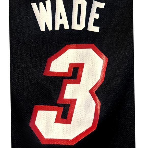Miami Heat WADE Boys youth jersey Sz 10-12 - Picture 4 of 7